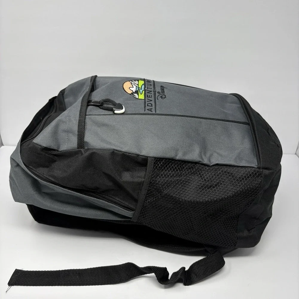 Adventures by Disney Gray Black Backpack Travel Daypack School Hiking NWOT